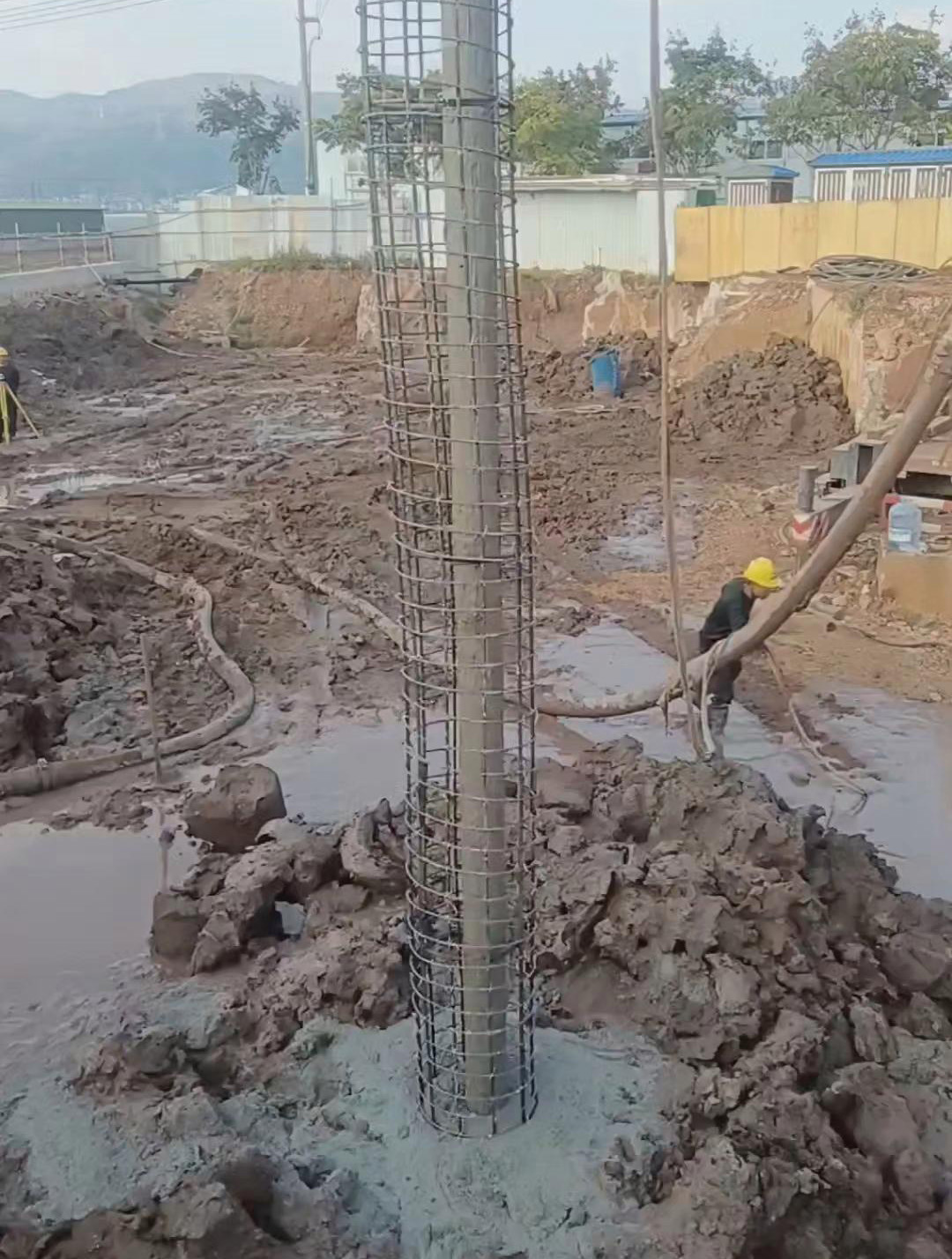 北京石景山区长螺旋钻孔压灌桩